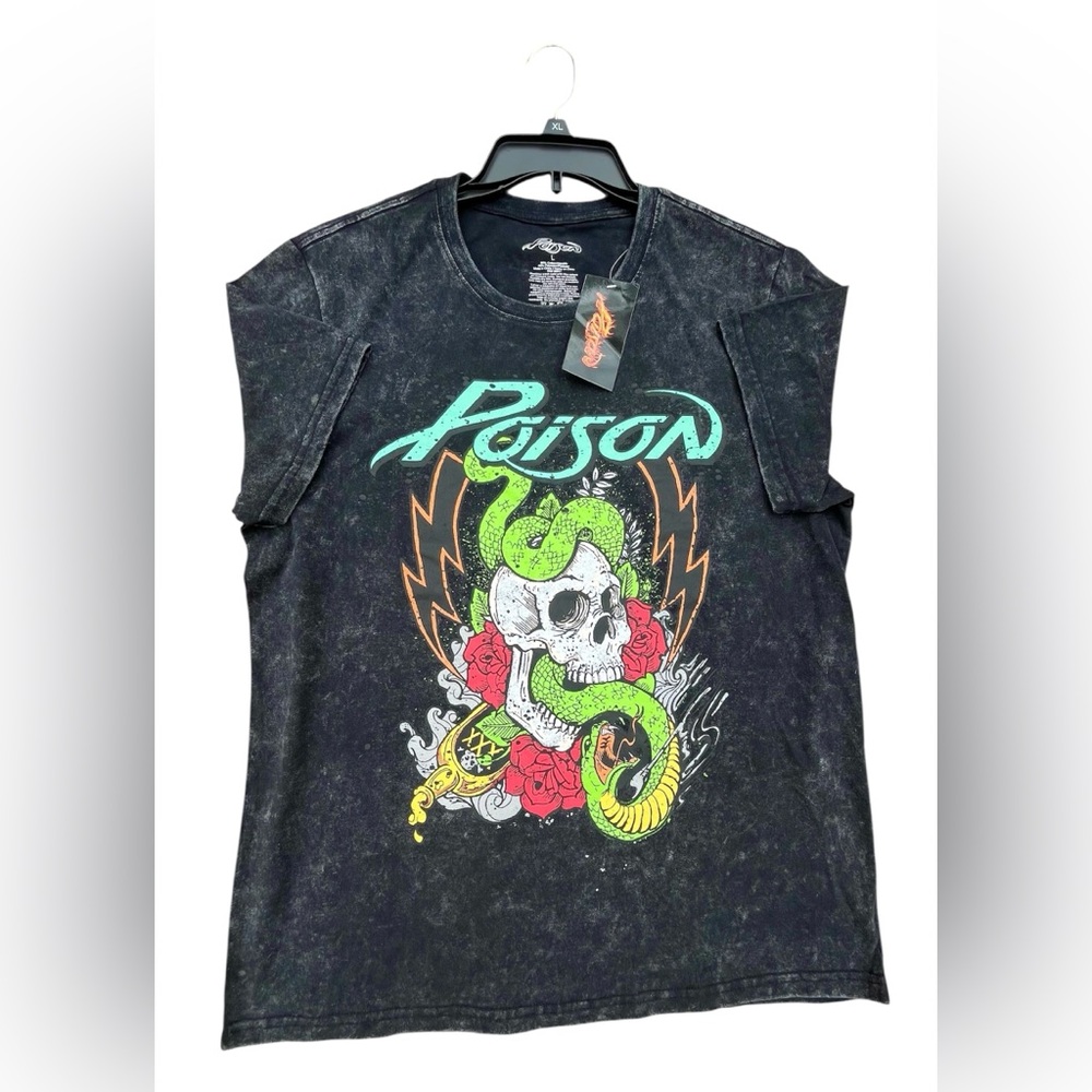 Poison Heavy Metal Band T-shirt Women's New NWT